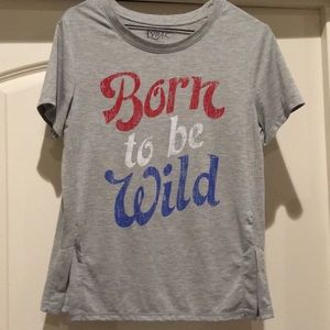 Lyric Culture BORN TO BE WILD Women's  Graphic Tee
